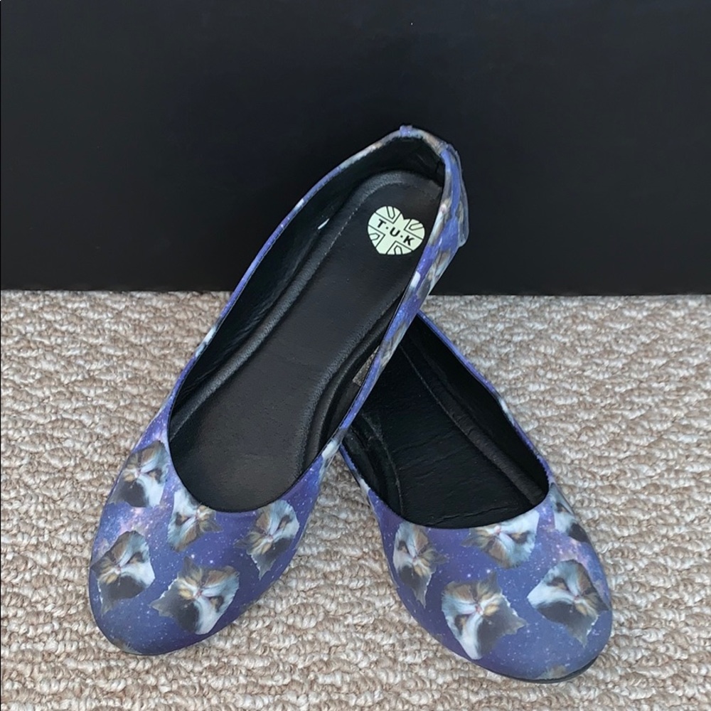 TUK Cat in Space Flats Size 11